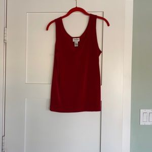 Chico’s red tank top NWT